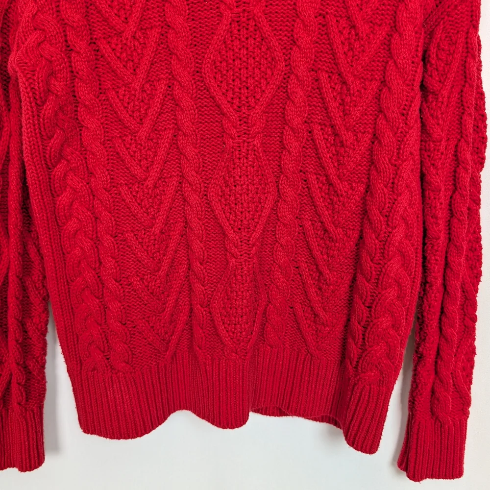 Ralph Lauren Cable Knit Turtleneck Sweater - Picture 5 of 9